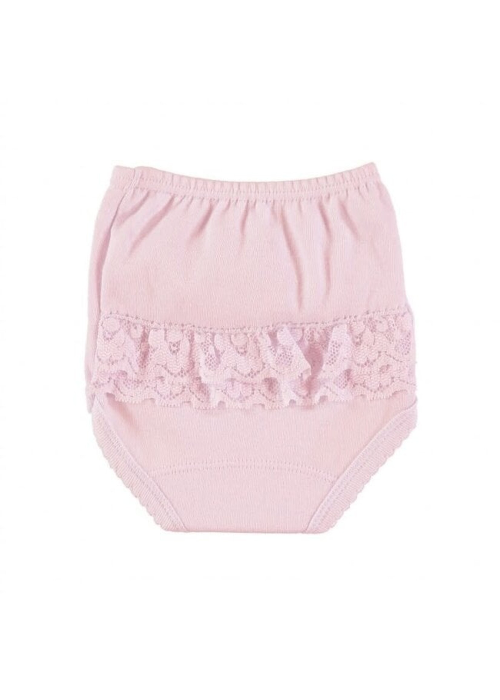 Babidu Babidu Broekje roze met kant