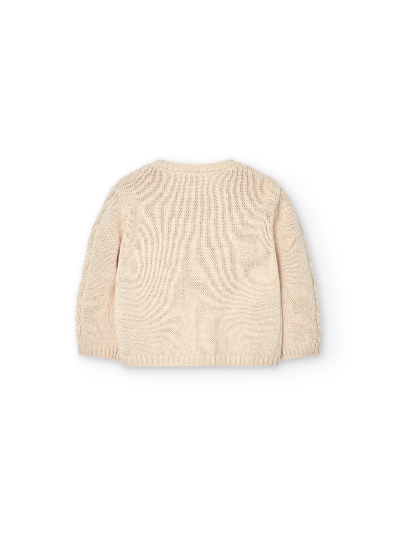 Boboli Boboli Pack knitwear for baby -BCI beige 757188B