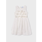 Mayoral Mayoral Applique dress Natural - 24 06968