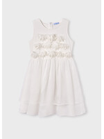 Mayoral Mayoral Applique dress Natural - 24 06968