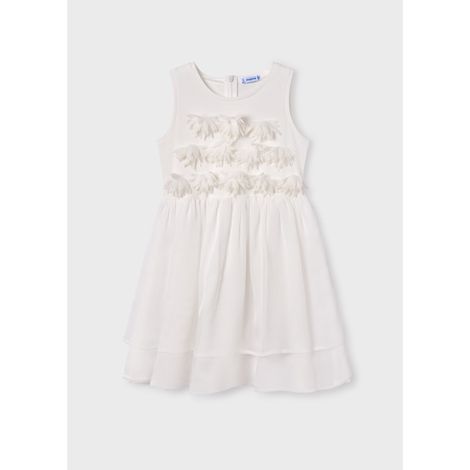 Mayoral Mayoral Applique dress Natural - 24 06968