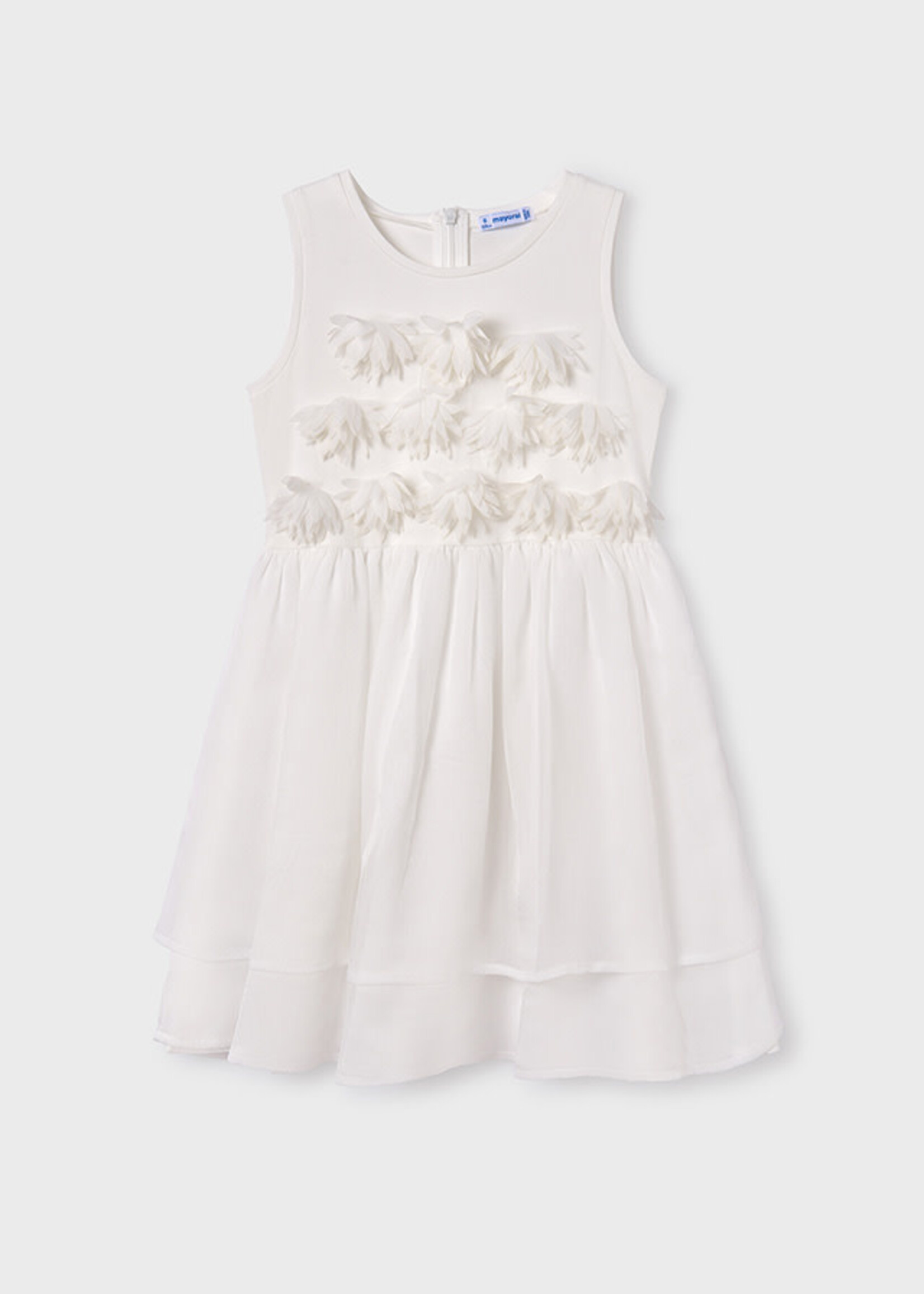 Mayoral Mayoral Applique dress Natural - 24 06968