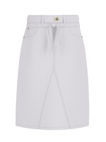 Guess Guess RIGID BULL DENIM MIDI SKIRT Pure White - J5GD11_WH6L0