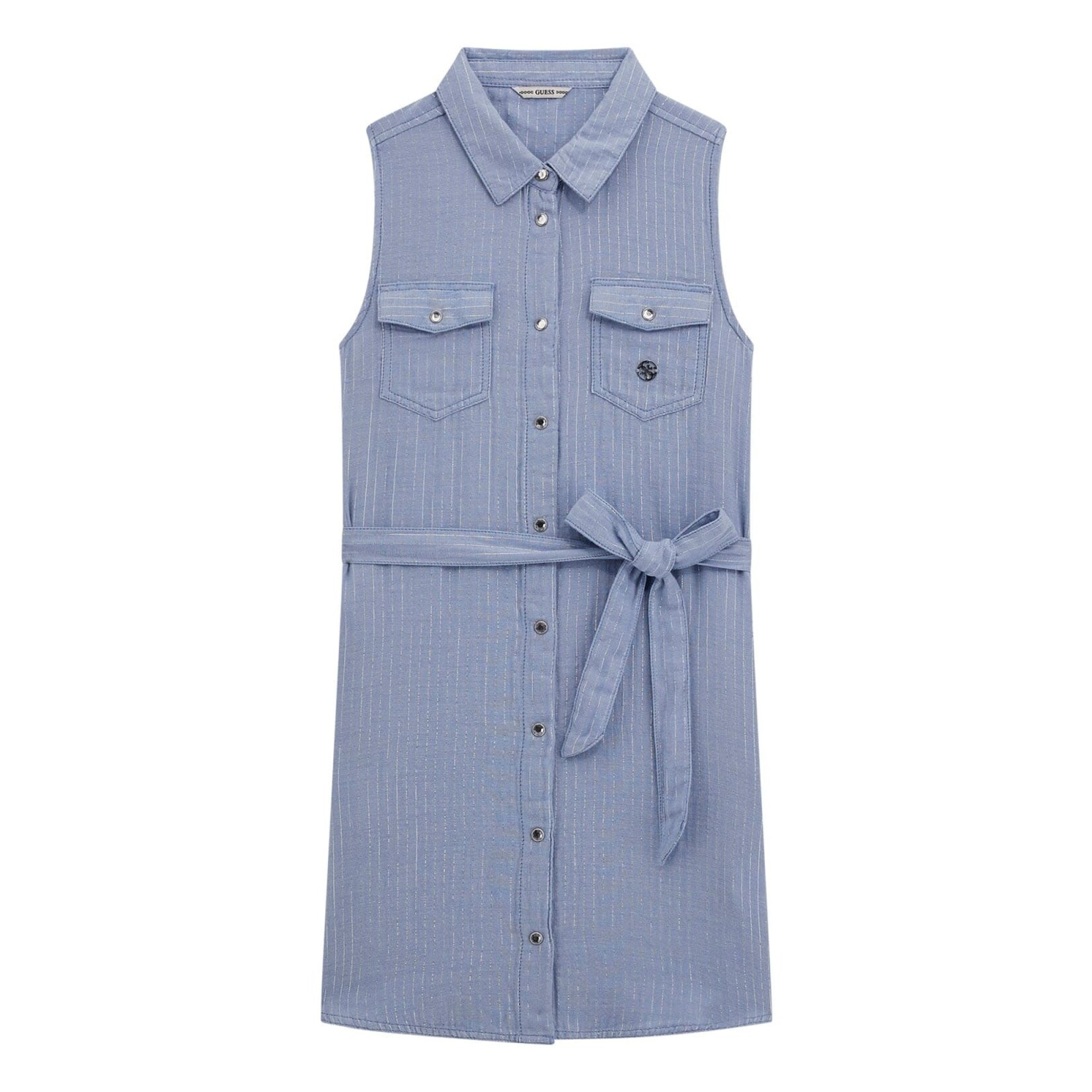 Guess Guess LUREX BONDED GAUZE SL DRESS STRIPES LUREX - J5GK10_WH6S0
