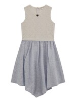 Guess Guess MIXED FABRIC SL DRESS Pure White - J5GK37_WH7F0