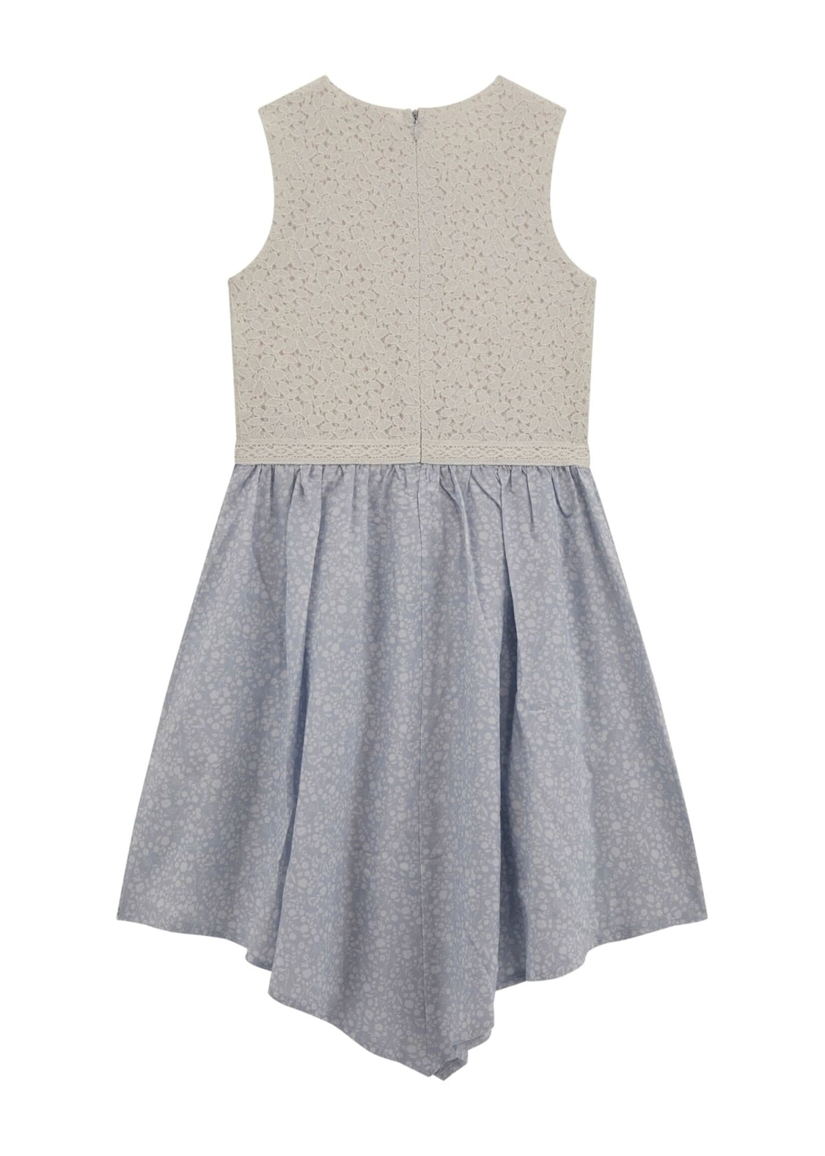 Guess Guess MIXED FABRIC SL DRESS Pure White - J5GK37_WH7F0