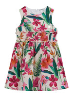 Guess Guess POPELINE SL DRESS BOTANICAL FLORAL GAR - K5GK13_WFBM0
