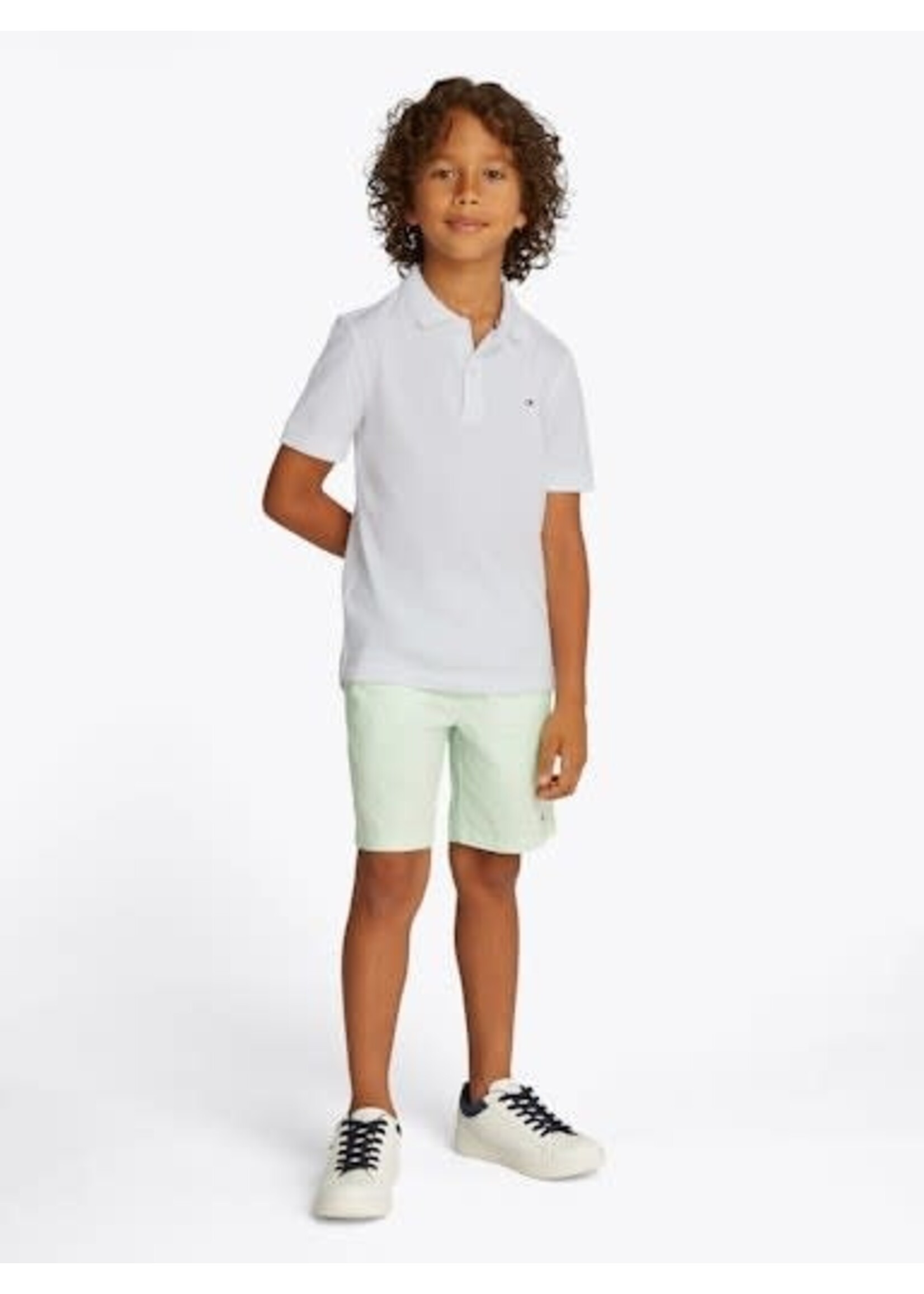 Tommy Hilfiger Tommy Hilfiger FLAG POLO SS, YAF KB0KB09103YAF Bright White