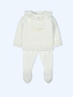 Mac Ilusion Mac Ilusion Traje 2 Piezas Canesú cuello bordado SENSITIVE Crudo B