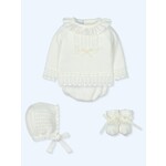 Mac Ilusion Mac Ilusion Traje 3 Piezas M/L canesu, con cuello bordado, y culotte punto SENSITIVE Crudo B