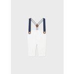 Mayoral Mayoral Long trousers with suspenders White - 24 01536
