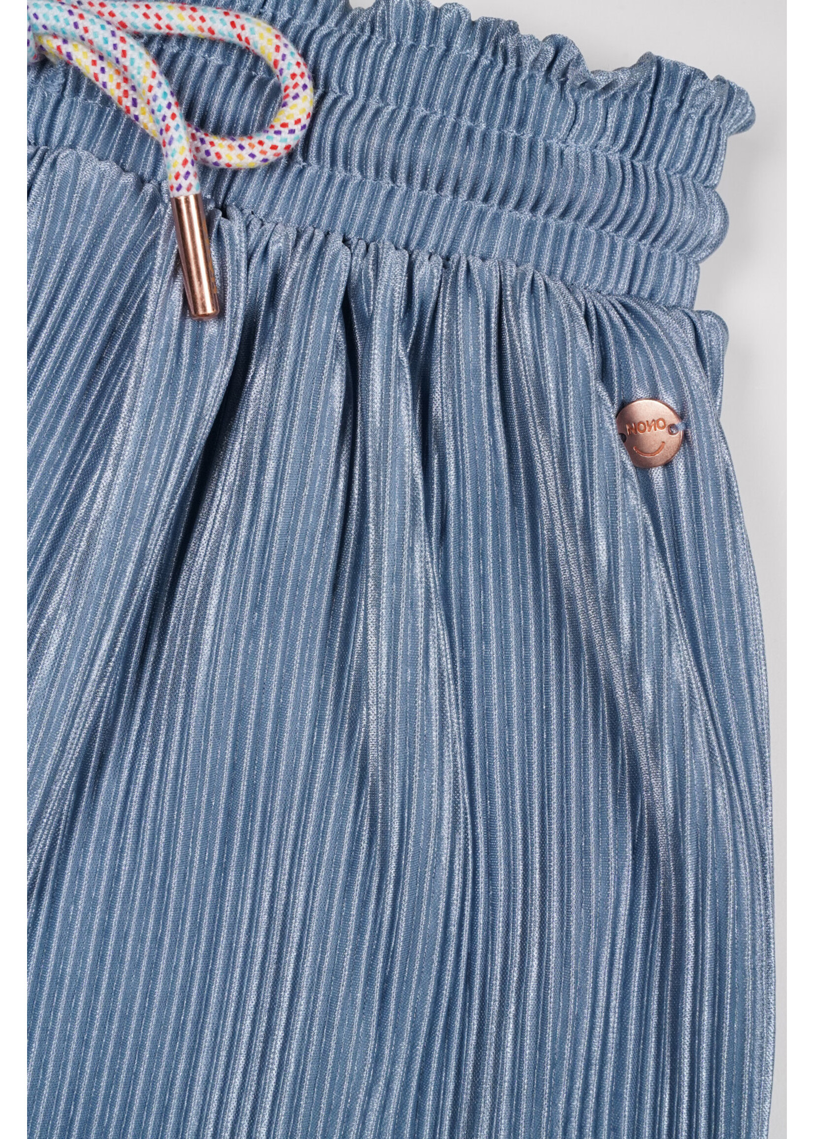 NoNo NoNo Norah Solid Plisee Skirt N502-5702 Vintage Denim