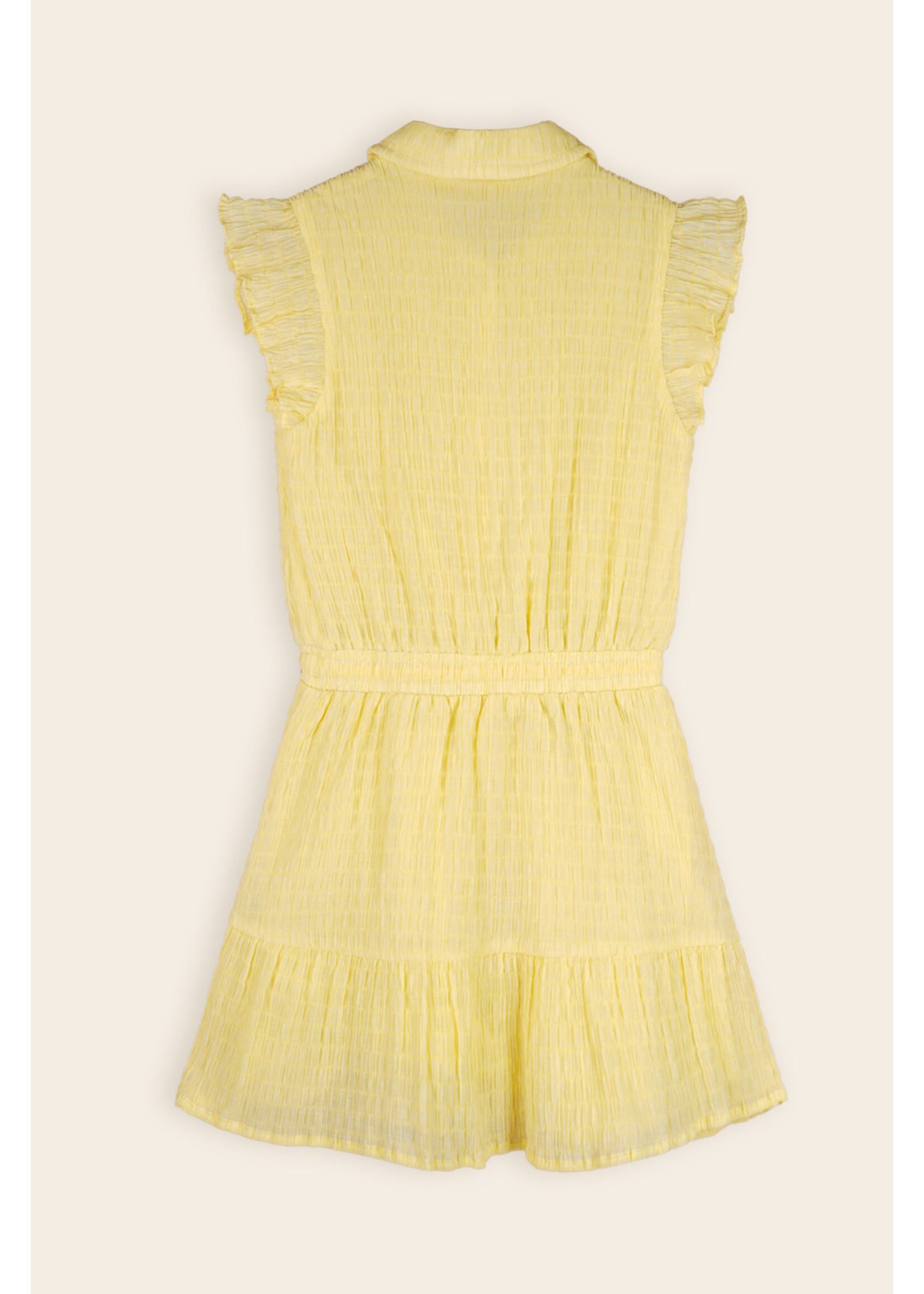 NoNo NoNo Minou Seersucker dress N502-5808 Lemon soda