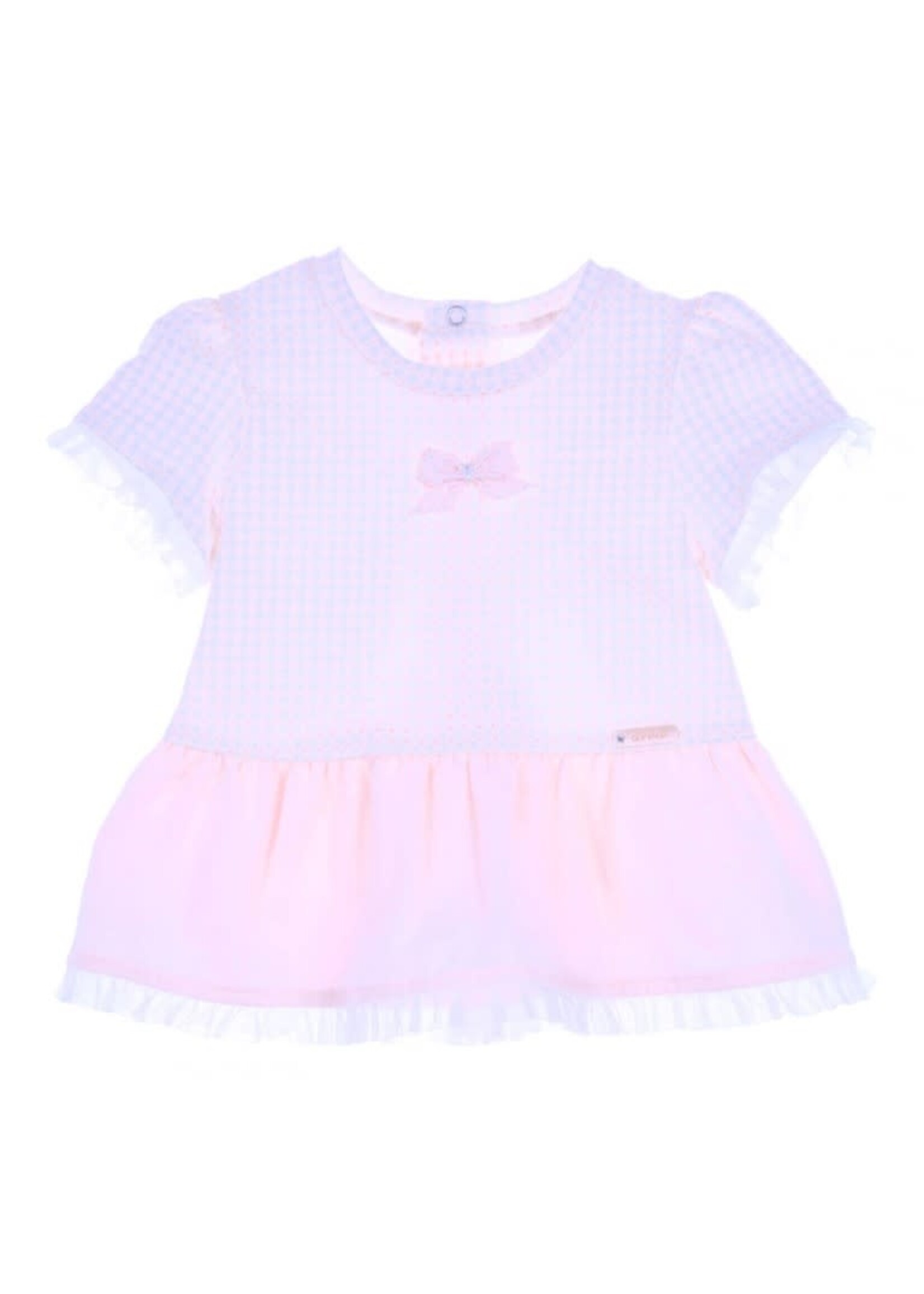 GYMP GYMP Tunic Flo Light Pink - White 351-4325-11