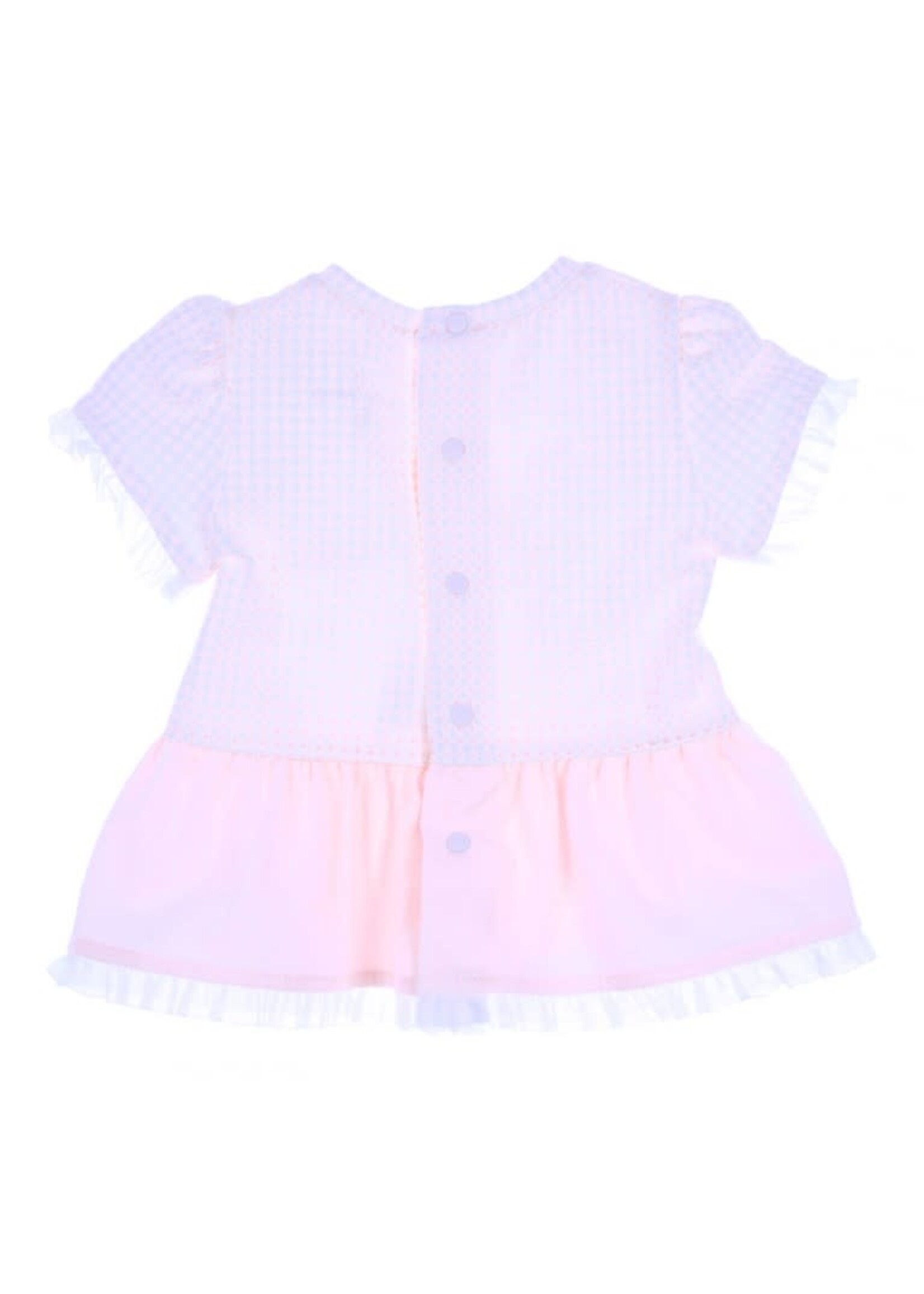 GYMP GYMP Tunic Flo Light Pink - White 351-4325-11
