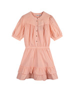 Nobell Nobell Sage Striped Poplin Dress S/SL Q503-3807 Melon