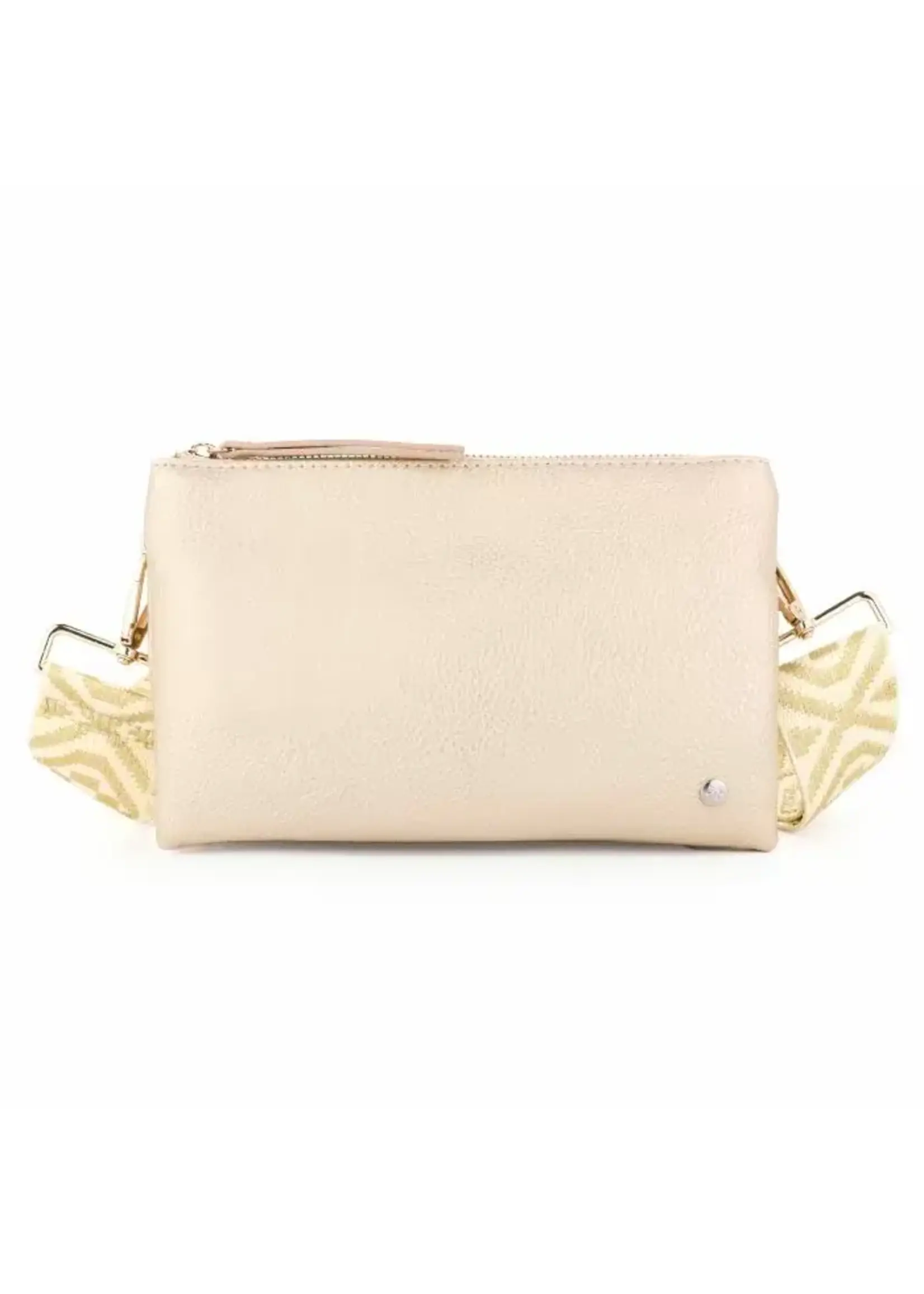 Tas goud met brede band extra hengsel