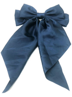 Haarknip groot donkerblauw