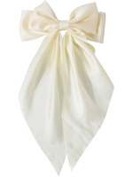 Haarknip groot off white