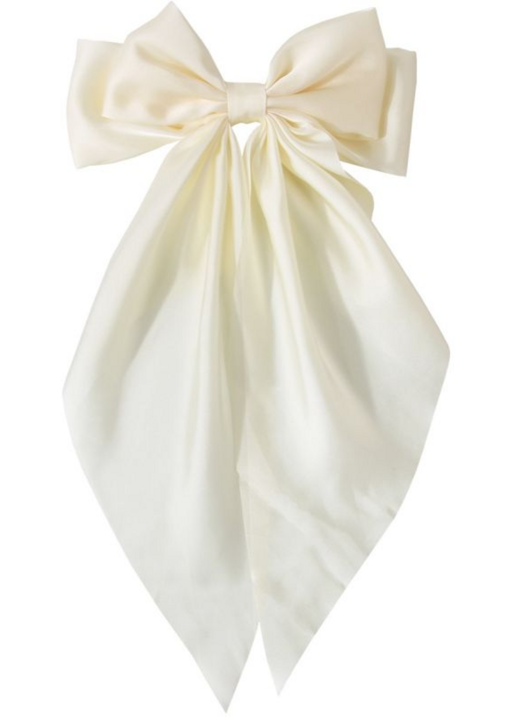 Haarknip groot off white