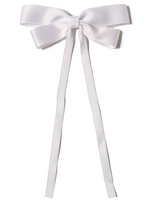 Haar knip wit met linten