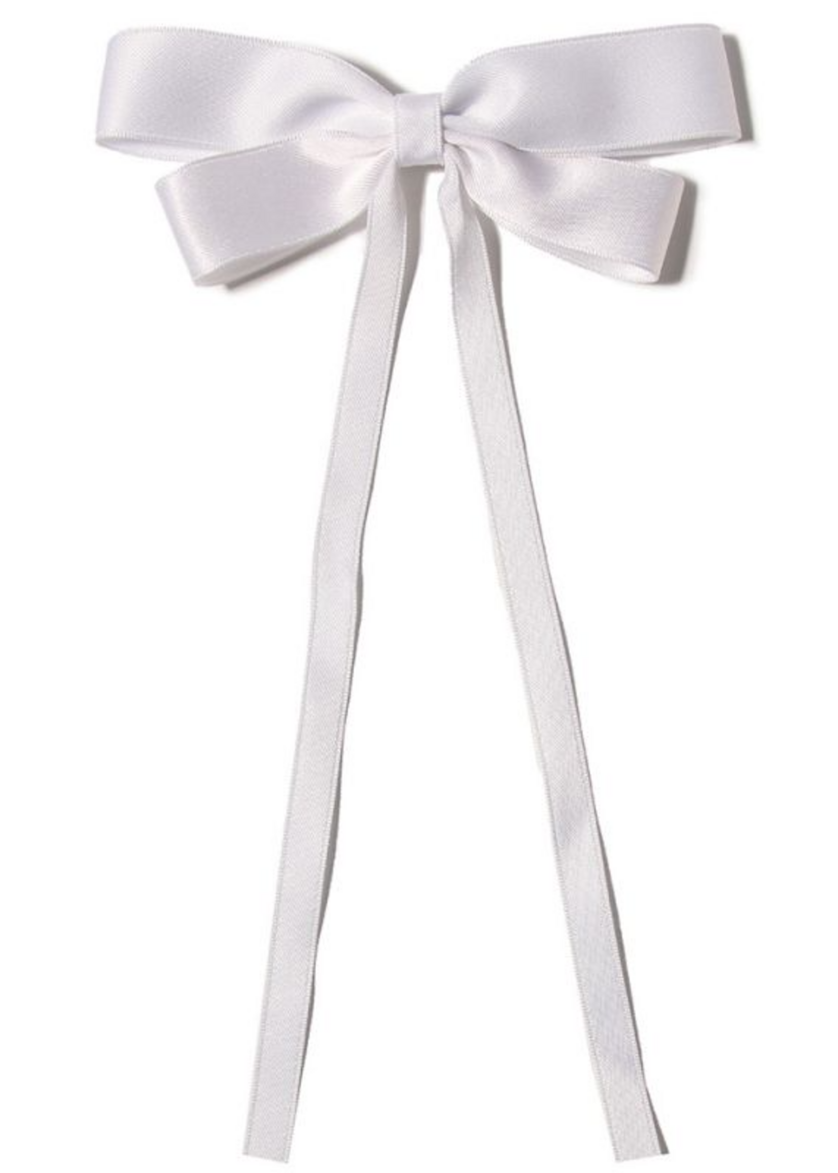 Haar knip wit met linten