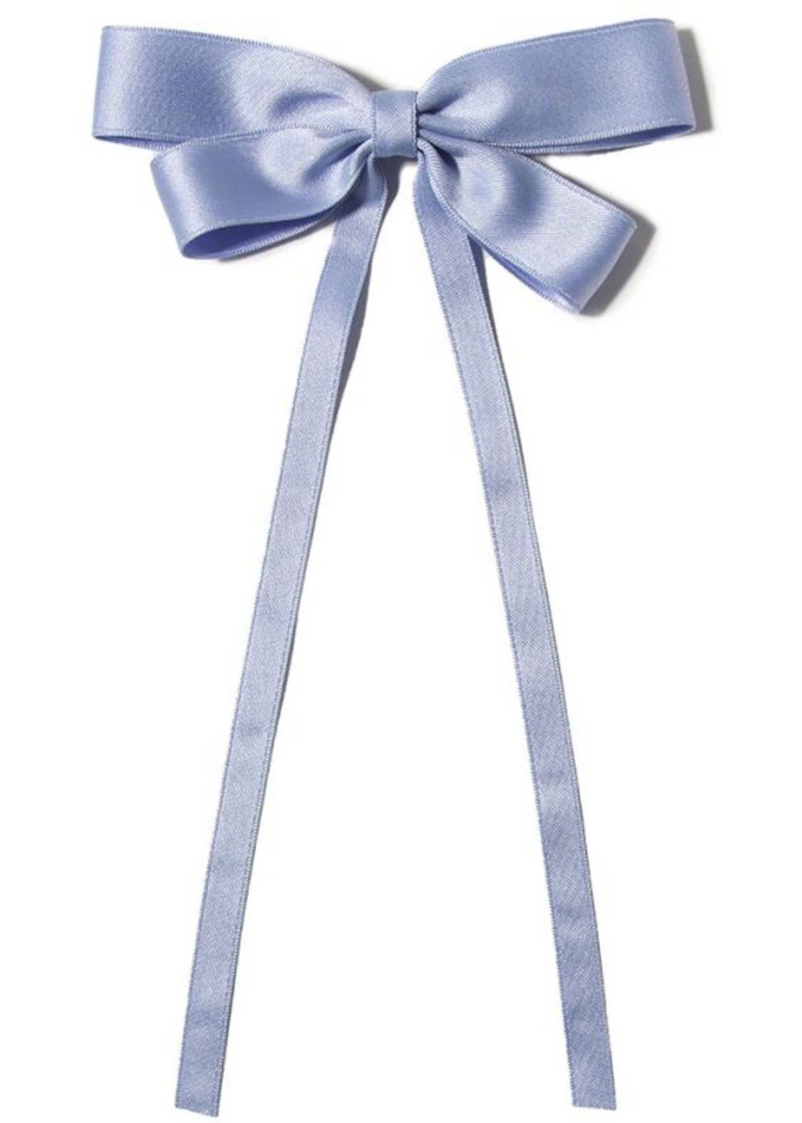 Haar knip licht blauw met linten