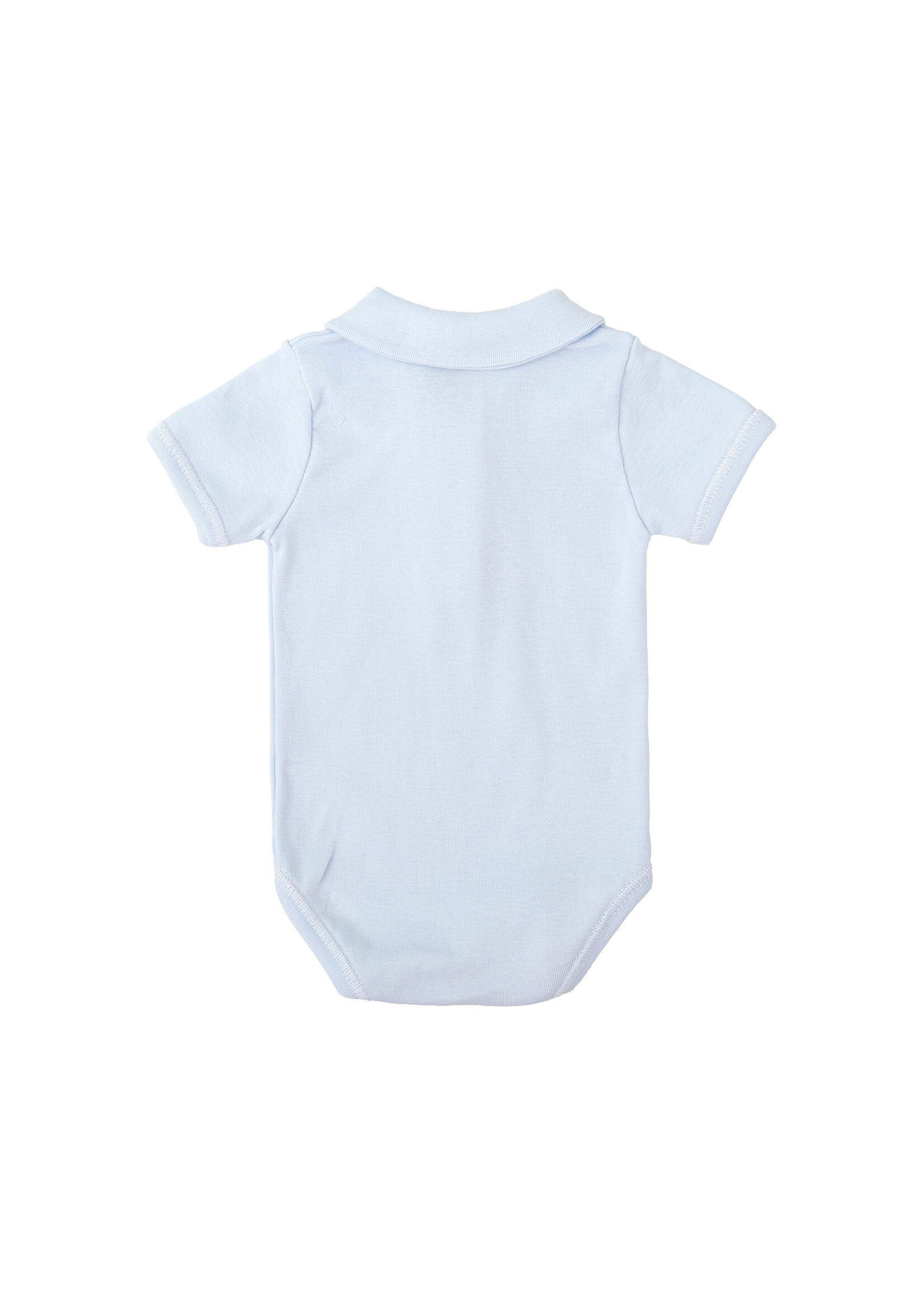 Babidu Babidu BODY MANGA CORTA CUELLO PICO TAPETA WHITE-1175