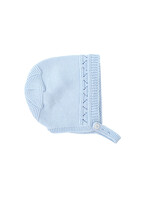 Babidu Babidu UNISEX KNITTED 100% COTTON BONNET BLUE-9316