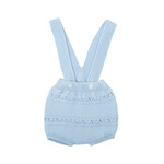 Babidu Babidu UNISEX 100% COTTON, KNITTED DUNGAREE BLUE-30316