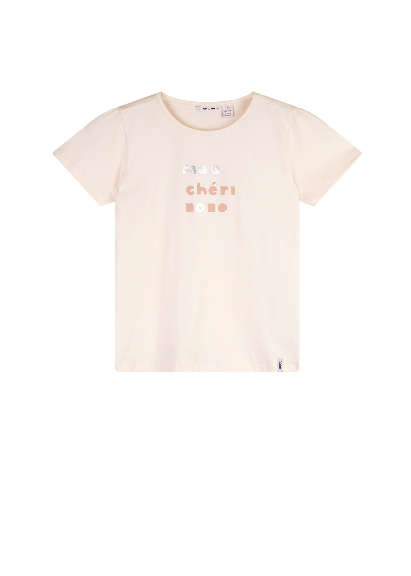 NoNo NoNo Kandy Mon Cheri tshirt s/sl N502-5400 Pearled Ivory