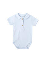 Babidu Babidu BODY MANGA CORTA CUELLO PICO TAPETA SKY BLUE-1175