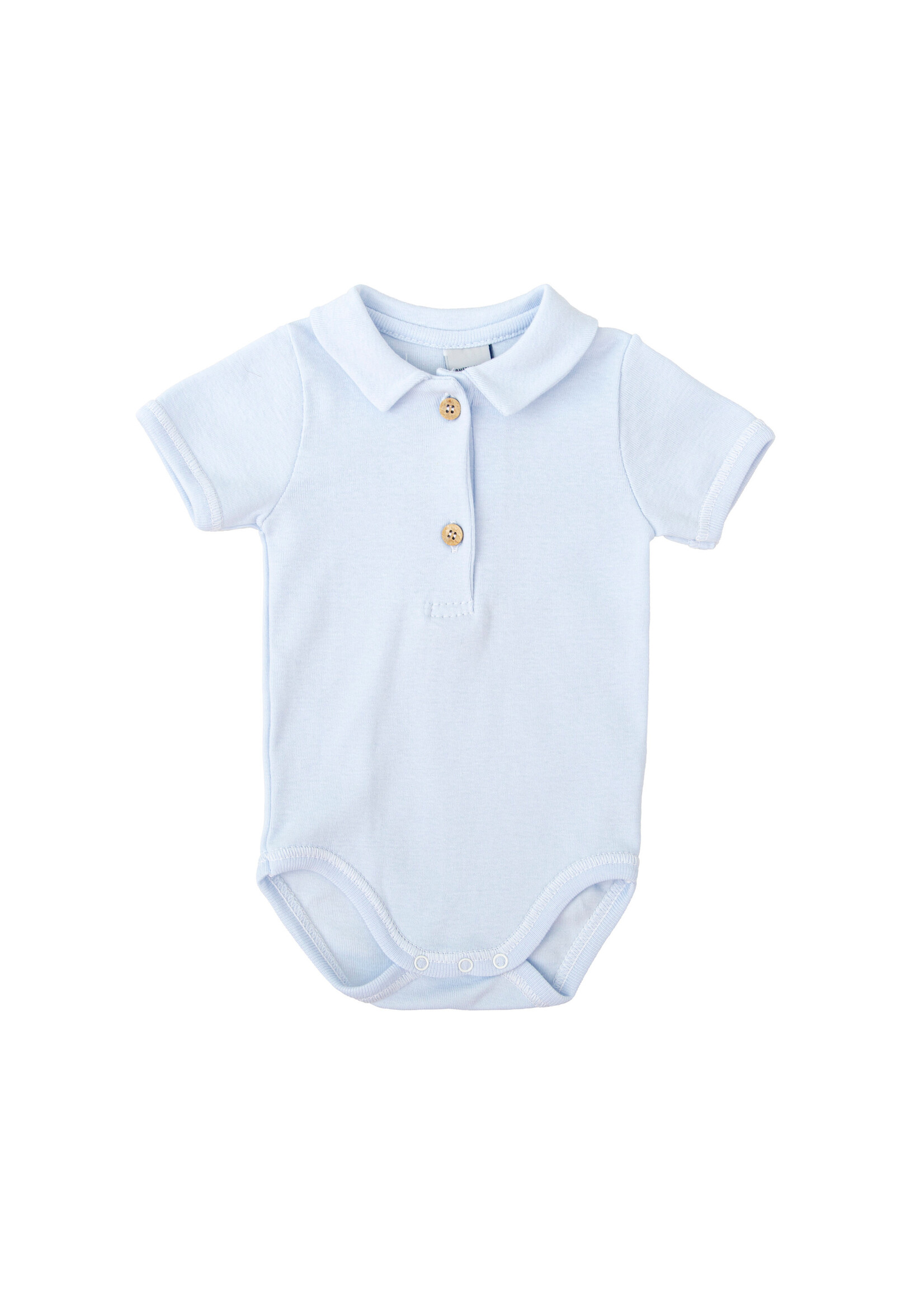 Babidu Babidu BODY MANGA CORTA CUELLO PICO TAPETA SKY BLUE-1175