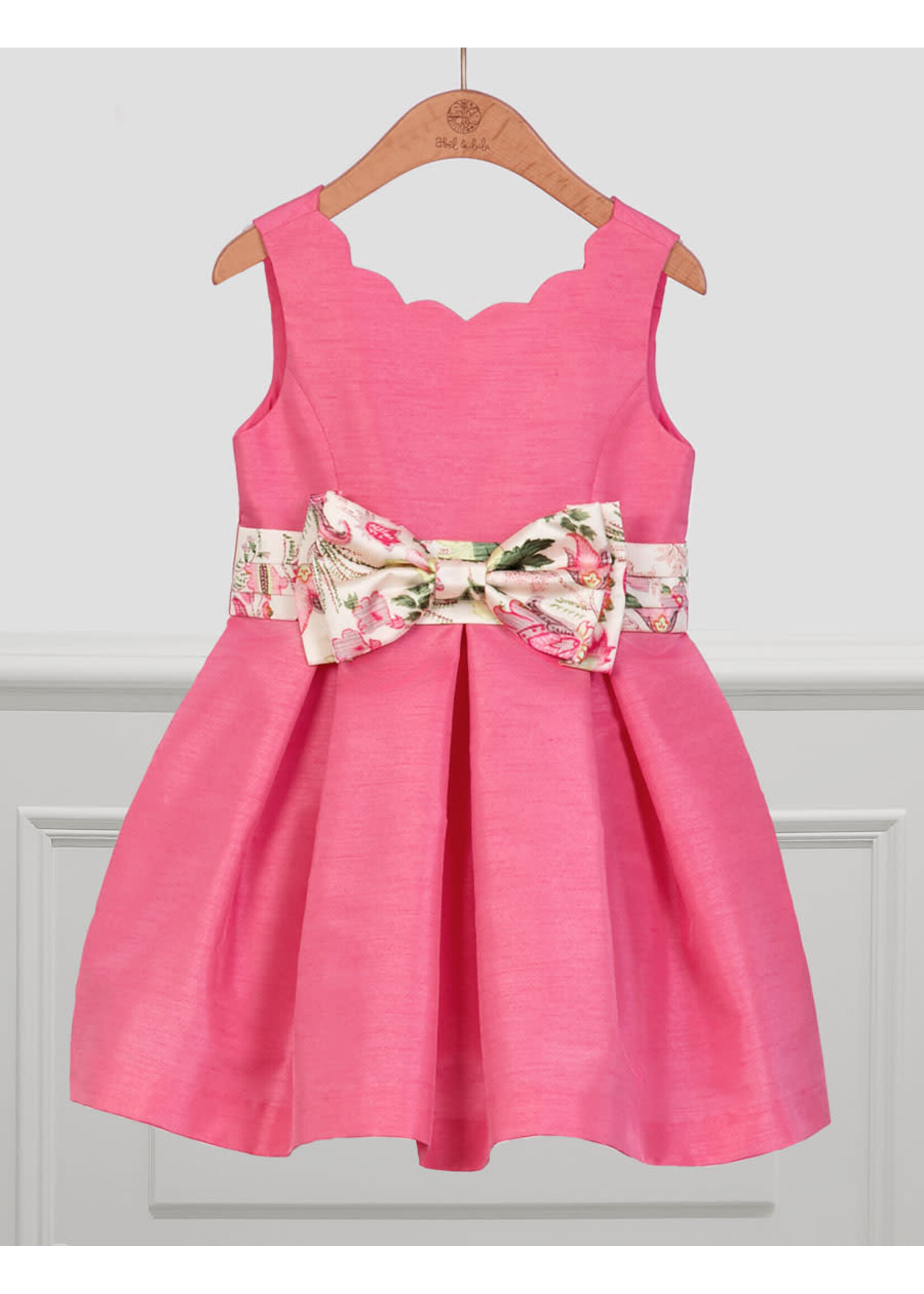 Abel & Lula Abel & Lula shantung dress Chewingum - 21 05038