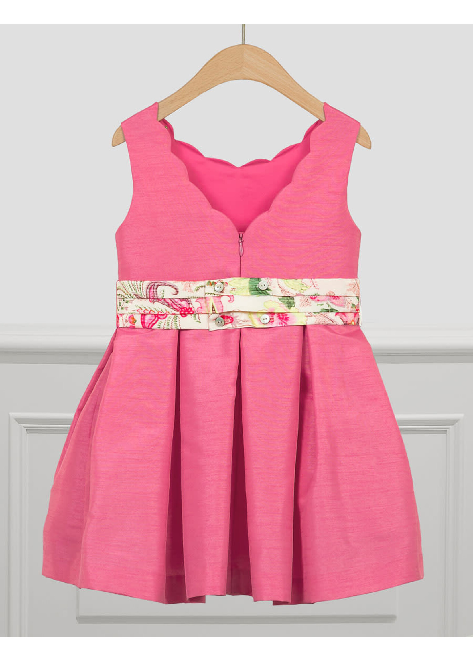 Abel & Lula Abel & Lula shantung dress Chewingum - 21 05038