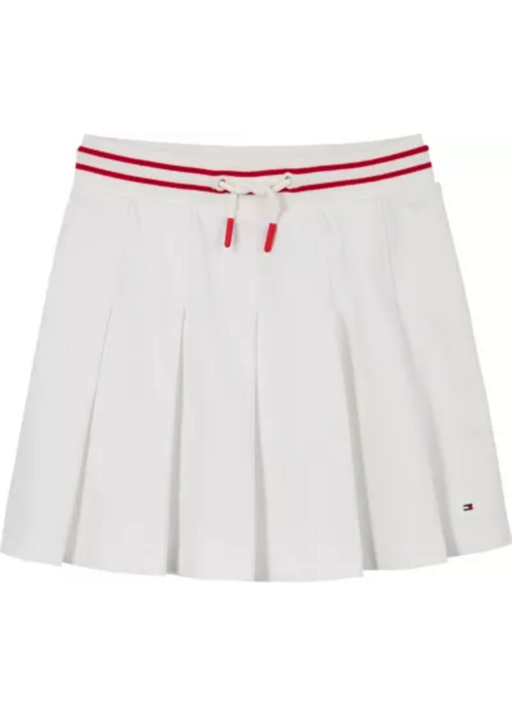 Tommy Hilfiger Tommy Hilfiger PLEATED KNIT SKIRT, YBR KG0KG08428YBR White