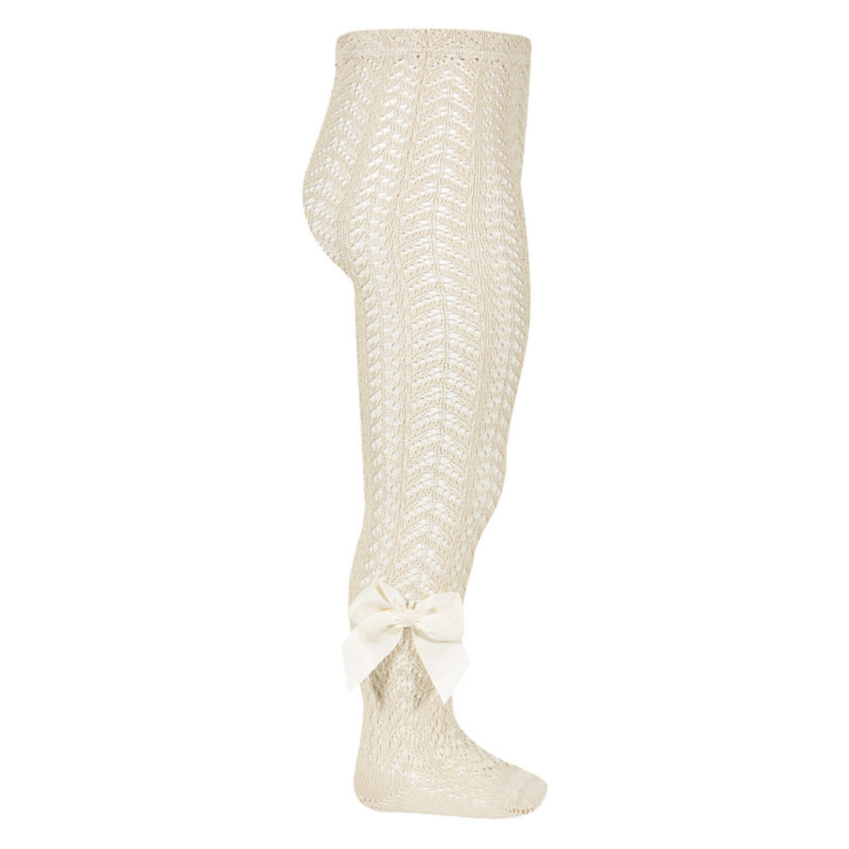 Condor Condor maillots beige opengewerkt met strik