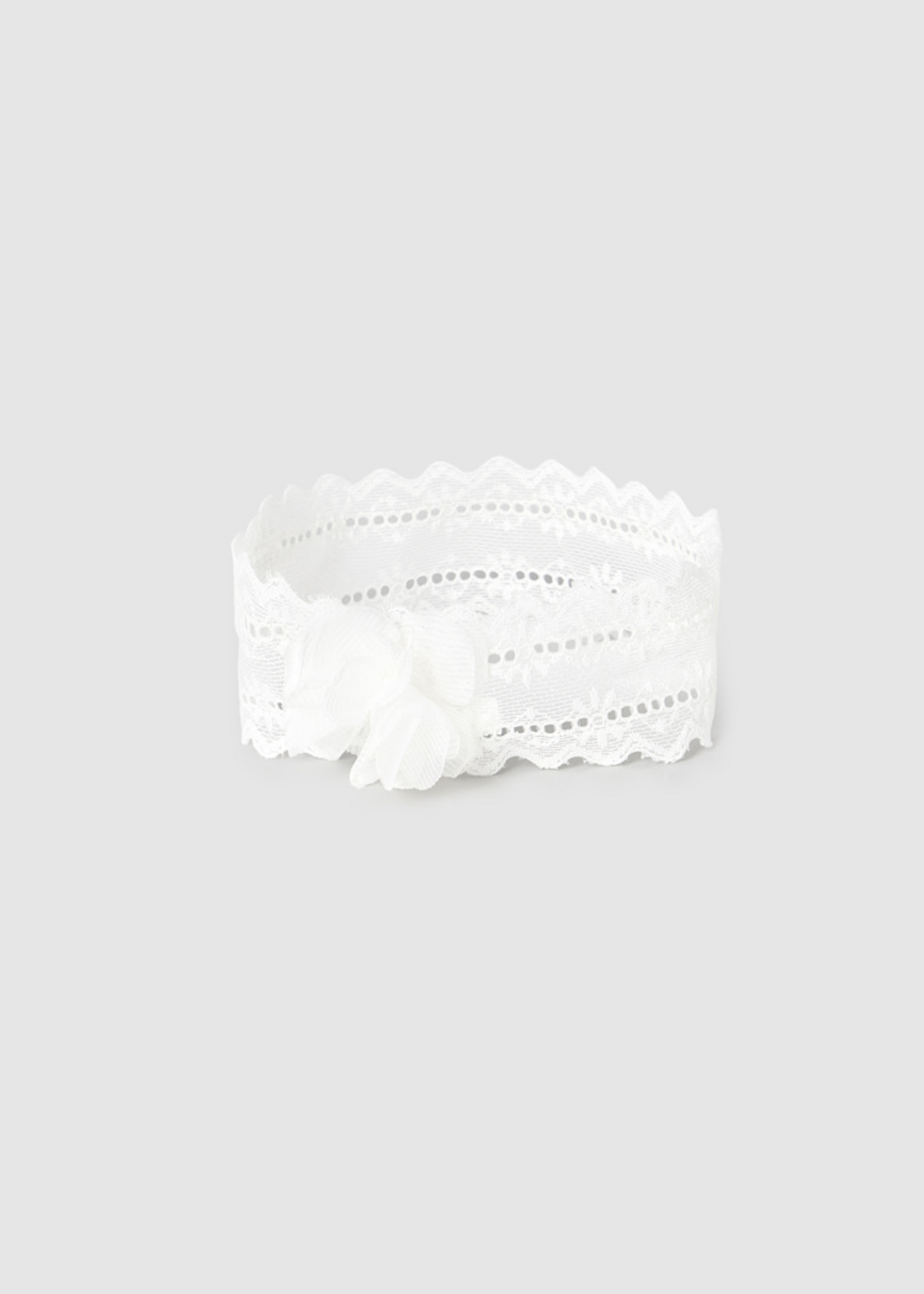 Mayoral Newborn Girl Headband /socks blanco  Set