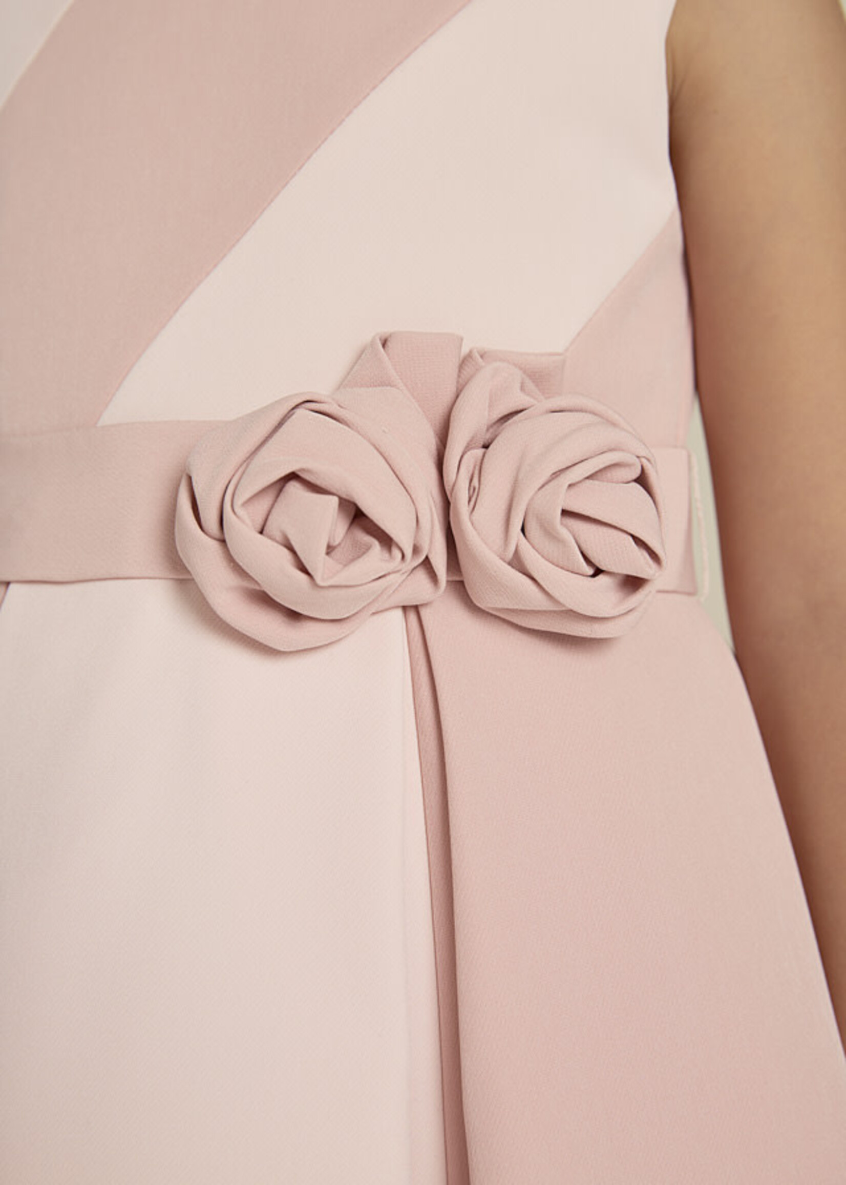 Abel & Lula Abel & Lula Combined crepe dress Rose - 23 05028