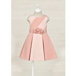 Abel & Lula Abel & Lula Combined crepe dress Rose - 23 05028