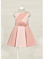 Abel & Lula Abel & Lula Combined crepe dress Rose - 23 05028