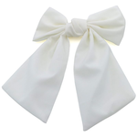 Haarknip groot off white