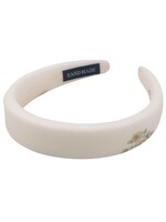 Siena Siena  Haarband off white bloem