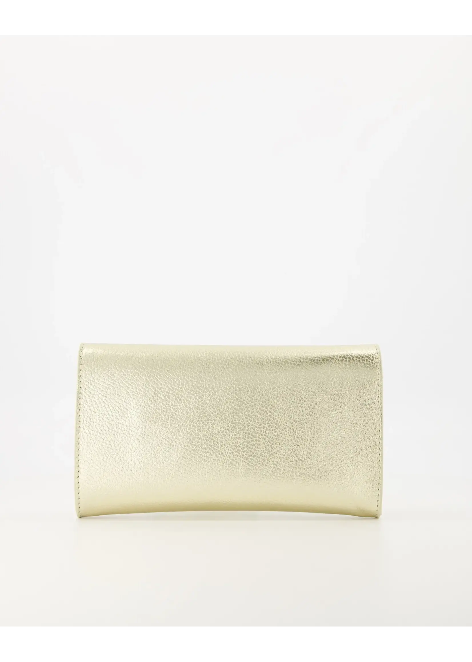 Teatro Tas Leer Classic Grain - - Goud GLITTER GESP