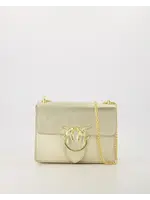 Teatro Tas Leer GOUD - - met goud gesp bird