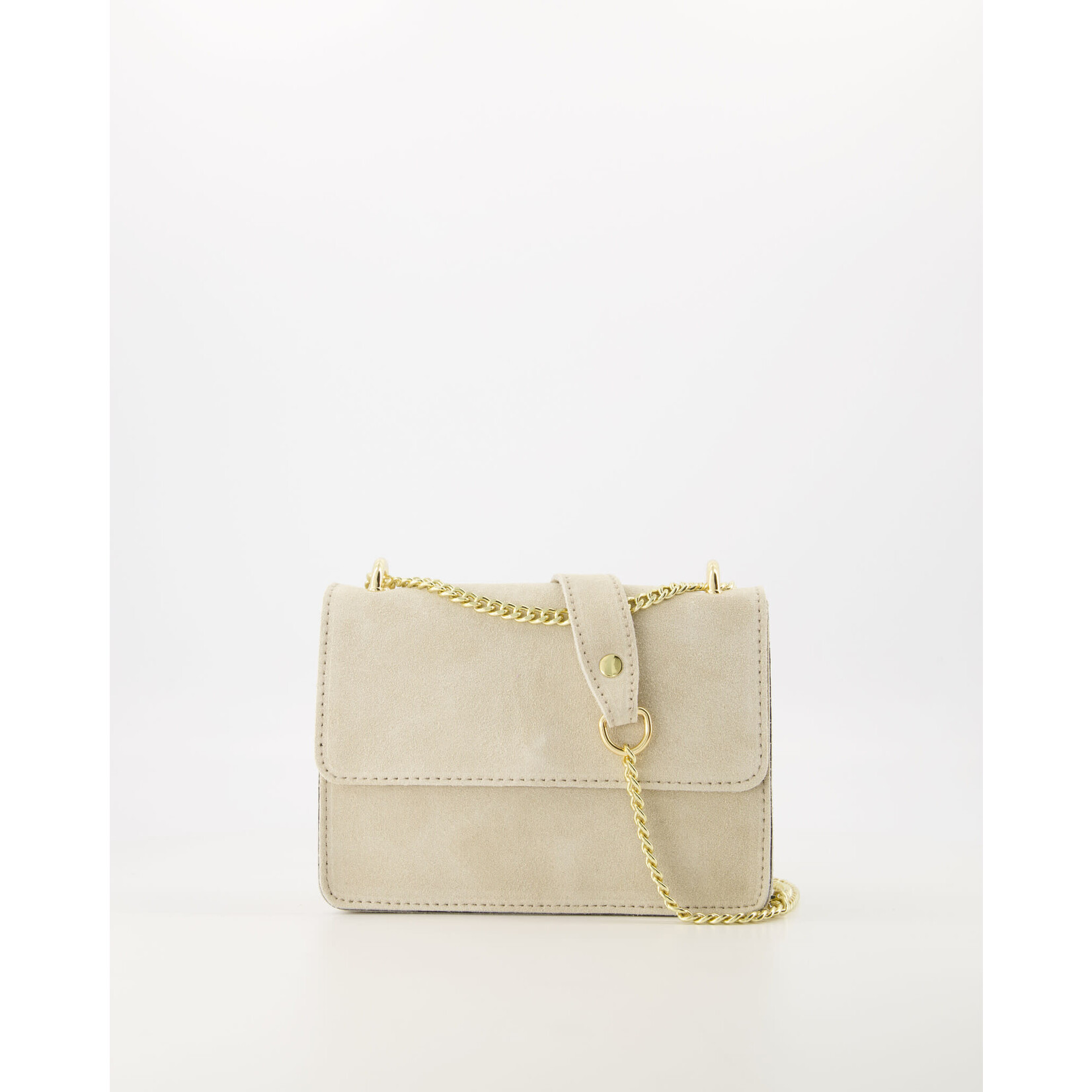 Teatro Tas Suede goud- - met goud hengsel
