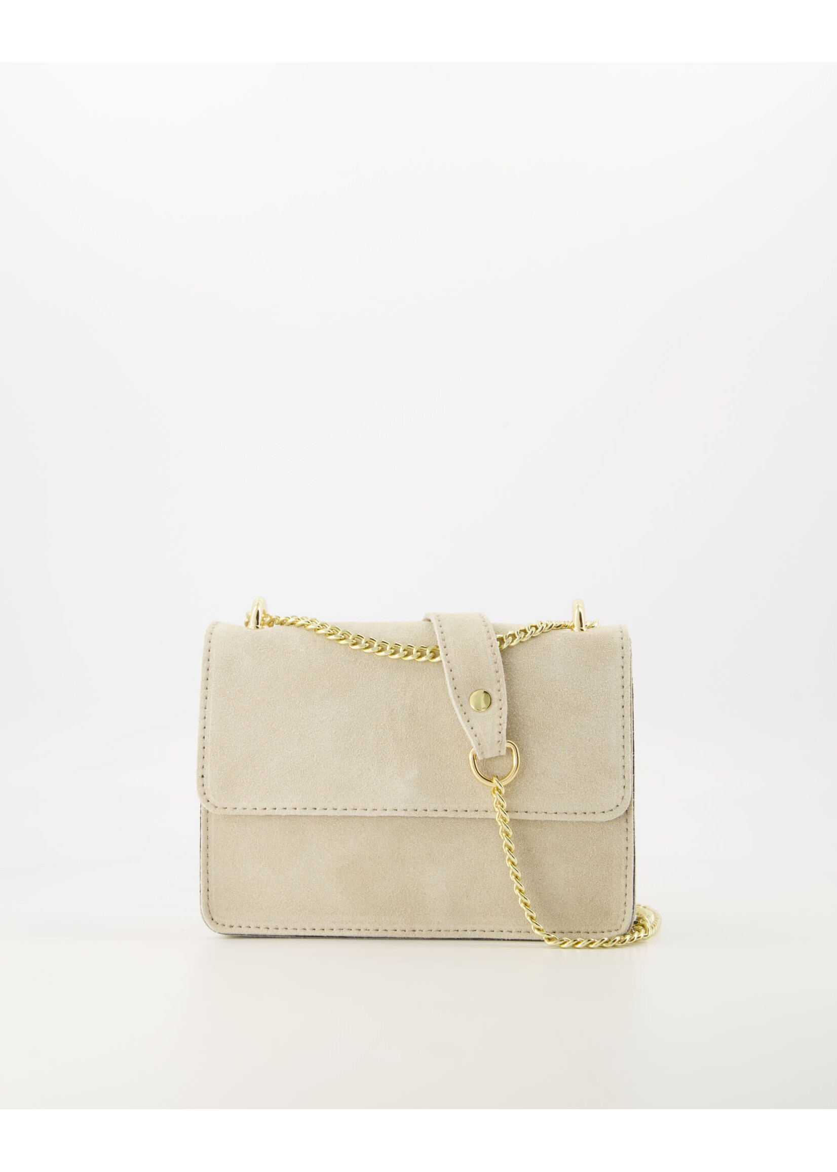 Teatro Tas Suede goud- - met goud hengsel