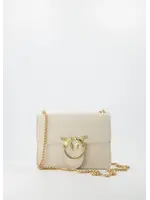 Teatro Tas Leer Beige - - met goud gesp bird