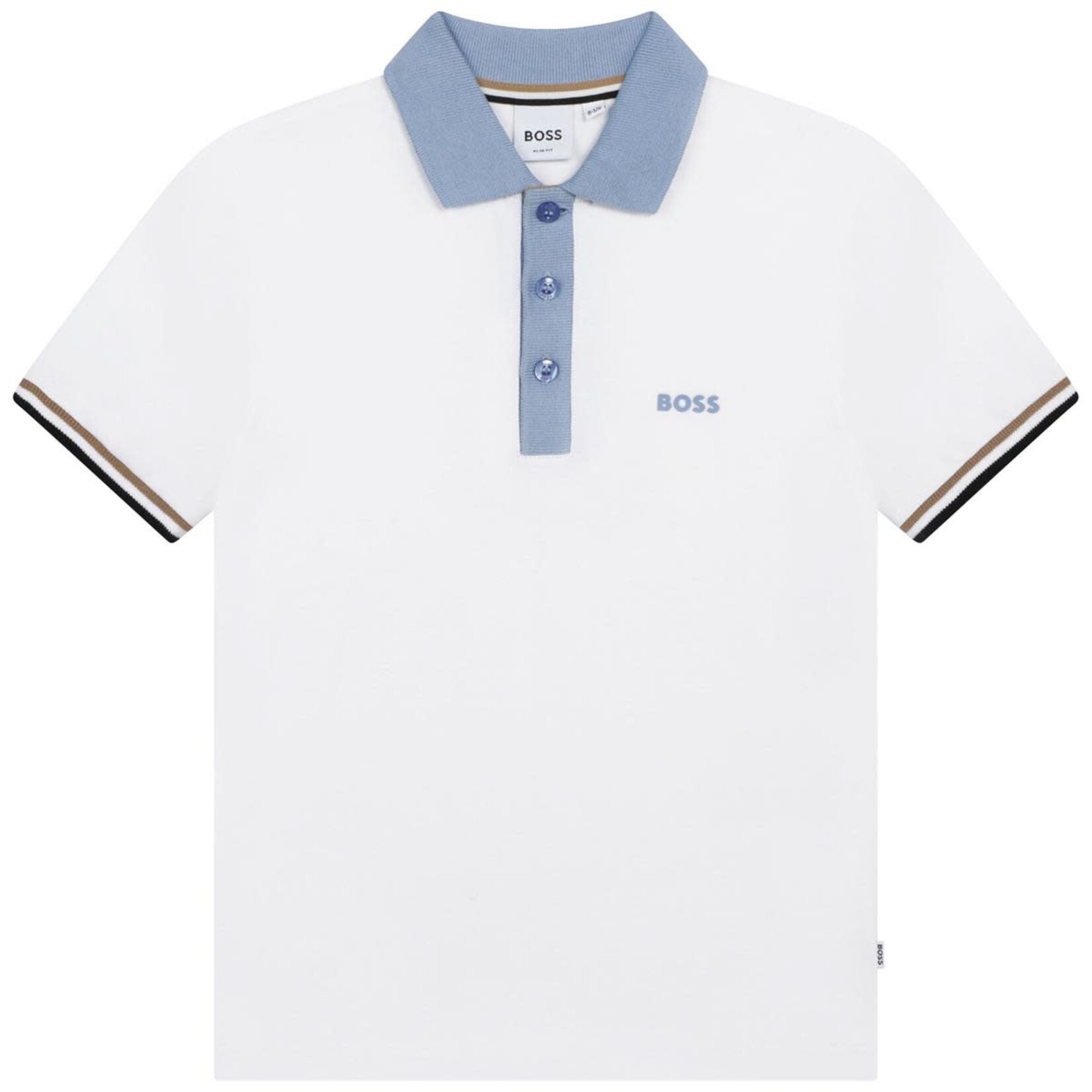 Boss Boss POLO white /l blue