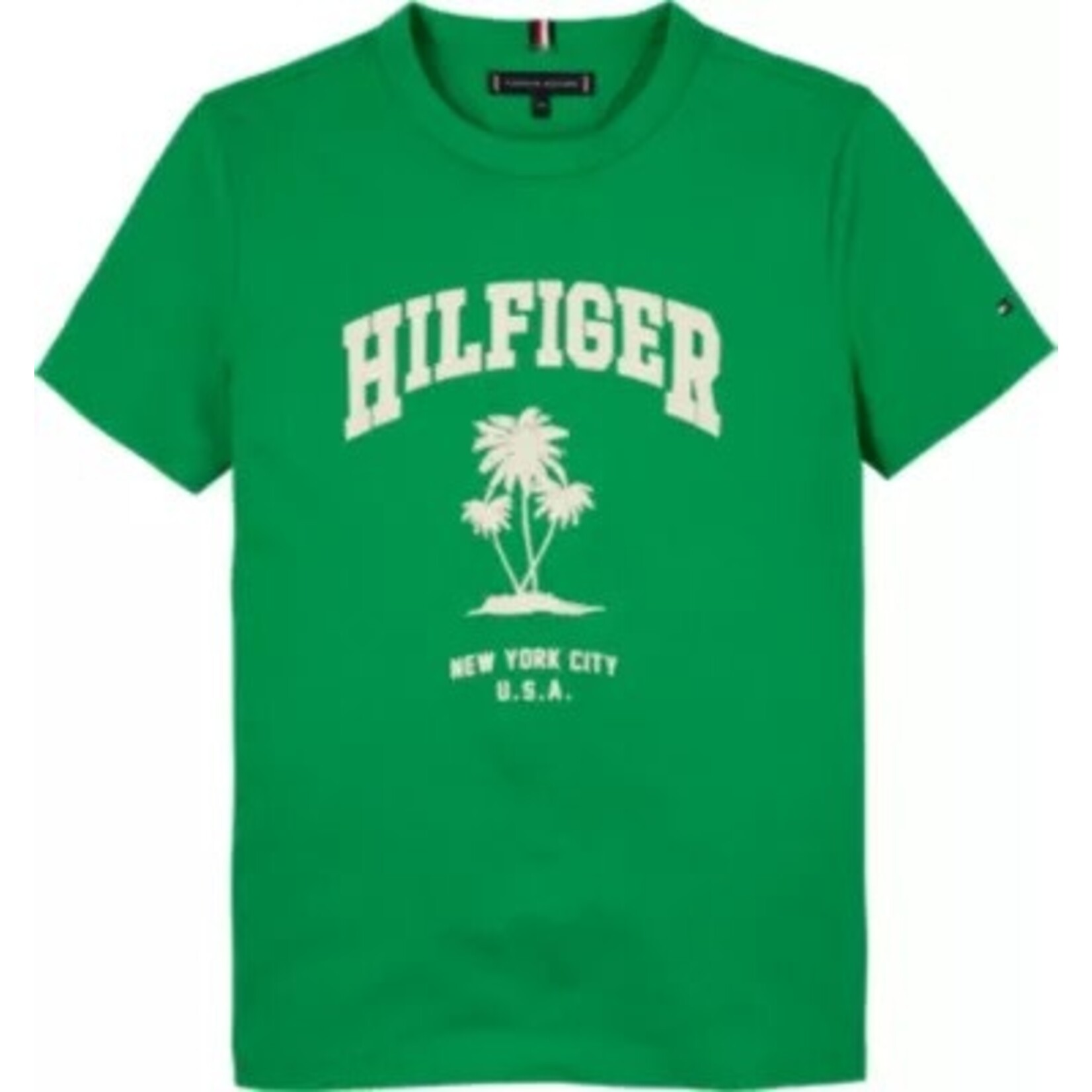 Tommy Hilfiger Tommy Hilfiger  T-SHIRT MET PALMPRINT green